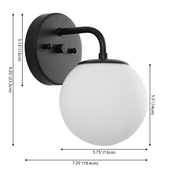 Dimension Image Black / 1-Light