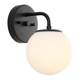 Zhouer Parisian Globe Metal/Frosted Glass Modern Contemporary LED Vanity