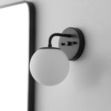 Zhouer Parisian Globe Metal/Frosted Glass Modern Contemporary LED Vanity
