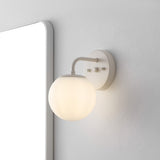 Zhouer Parisian Globe Metal/Frosted Glass Modern Contemporary LED Vanity