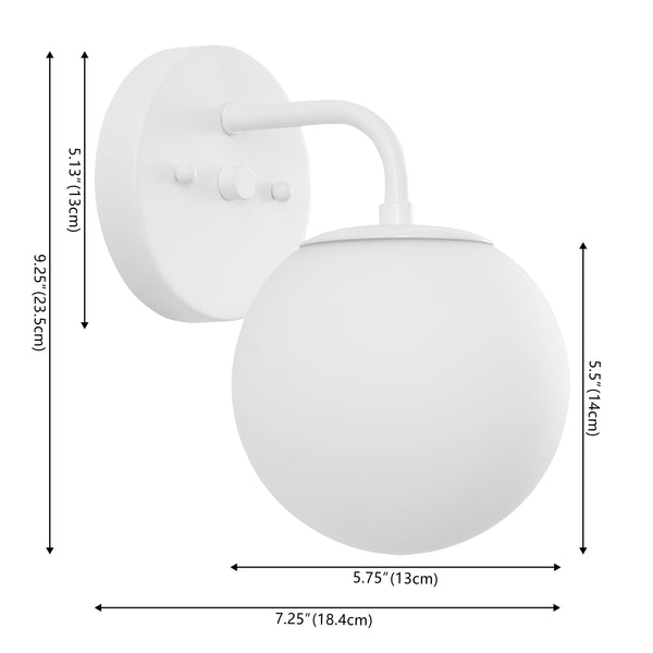 Dimension Image White / 1-Light