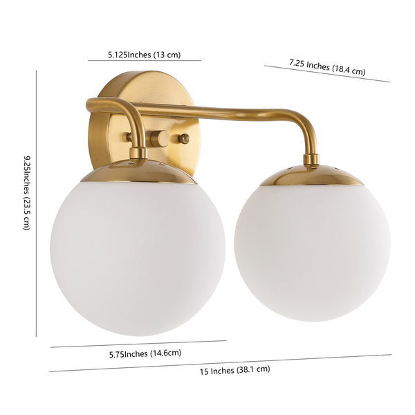 Dimension Image Brass Gold / 2-Light