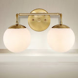 Zhouer Parisian Globe Metal/Frosted Glass Modern Contemporary LED Vanity