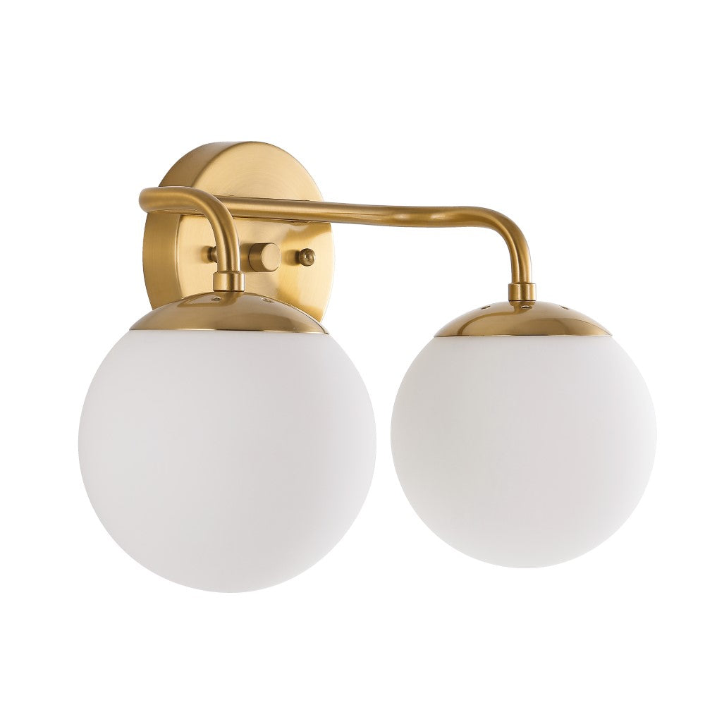 Zhouer Parisian Globe Metal/Frosted Glass Modern Contemporary LED Vanity