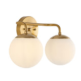 Zhouer Parisian Globe Metal/Frosted Glass Modern Contemporary LED Vanity