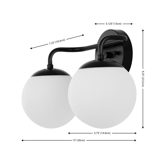Dimension Image Black / 2-Light