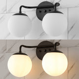 Zhouer Parisian Globe Metal/Frosted Glass Modern Contemporary LED Vanity
