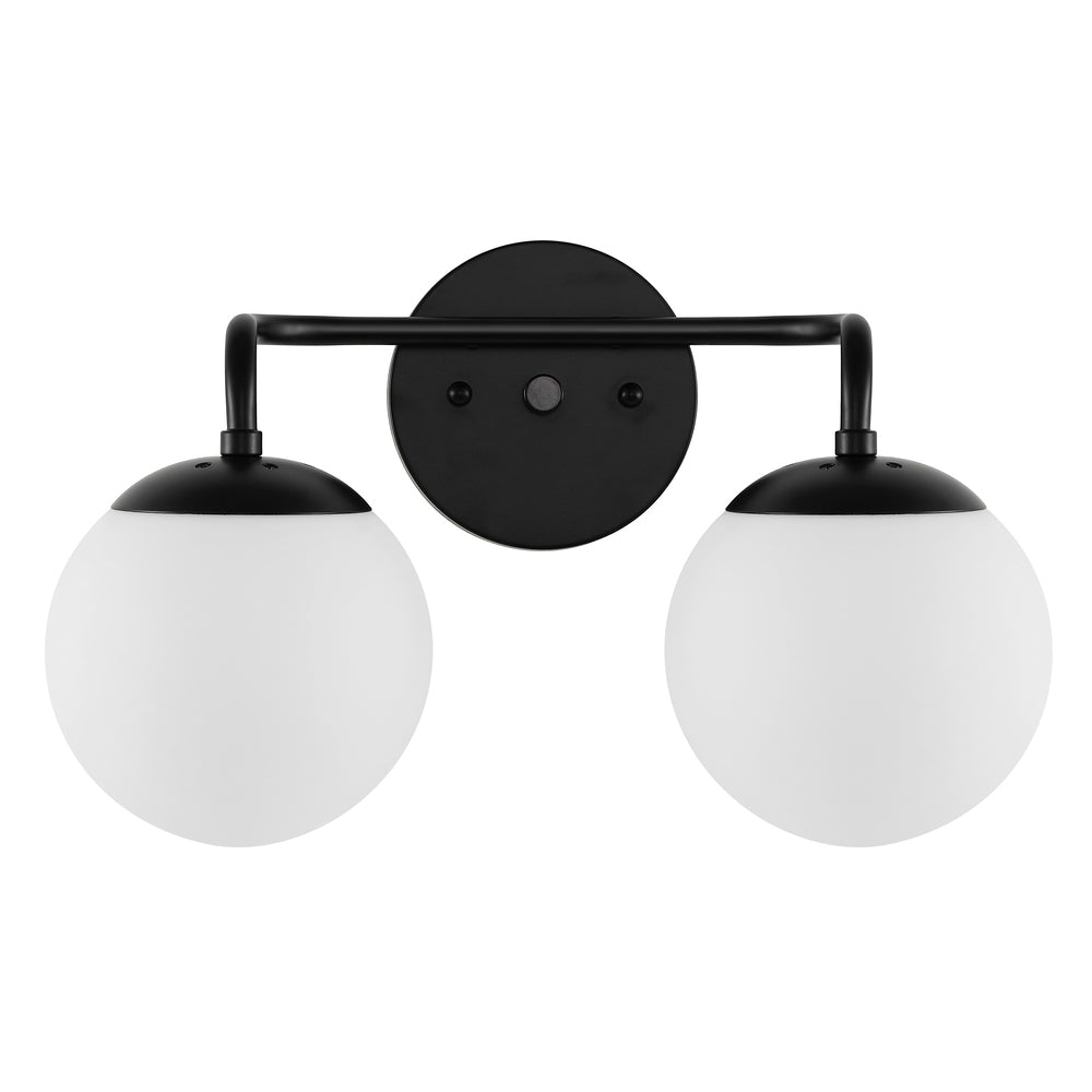 Zhouer Parisian Globe Metal/Frosted Glass Modern Contemporary LED Vanity