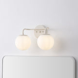 Zhouer Parisian Globe Metal/Frosted Glass Modern Contemporary LED Vanity