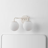 Zhouer Parisian Globe Metal/Frosted Glass Modern Contemporary LED Vanity