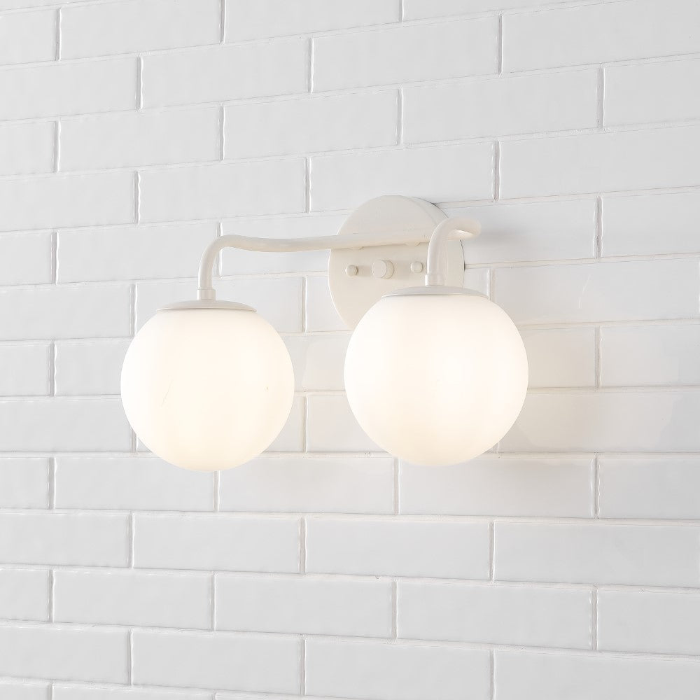 Zhouer Parisian Globe Metal/Frosted Glass Modern Contemporary LED Vanity