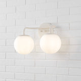 Zhouer Parisian Globe Metal/Frosted Glass Modern Contemporary LED Vanity