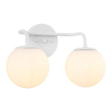Zhouer Parisian Globe Metal/Frosted Glass Modern Contemporary LED Vanity