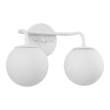 Zhouer Parisian Globe Metal/Frosted Glass Modern Contemporary LED Vanity