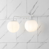 Zhouer Parisian Globe Metal/Frosted Glass Modern Contemporary LED Vanity