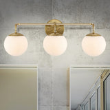 Zhouer Parisian Globe Metal/Frosted Glass Modern Contemporary LED Vanity