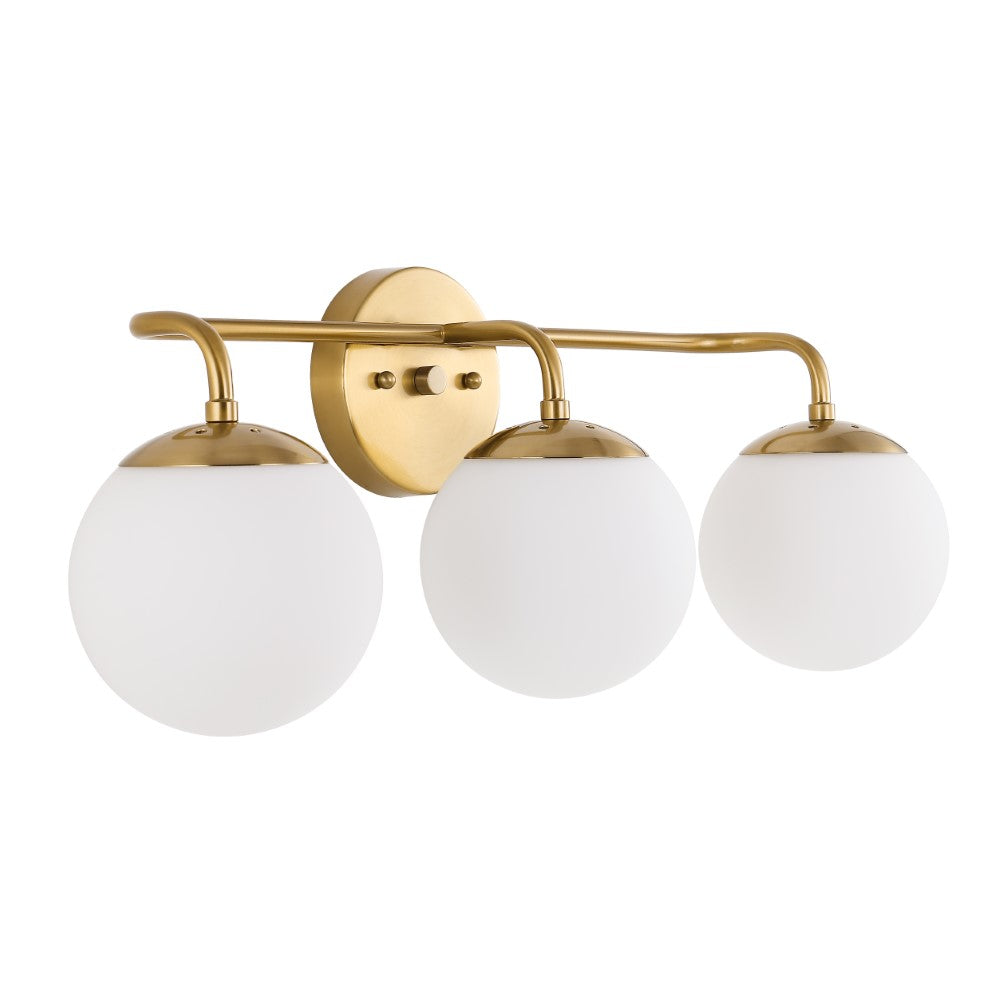 Zhouer Parisian Globe Metal/Frosted Glass Modern Contemporary LED Vanity
