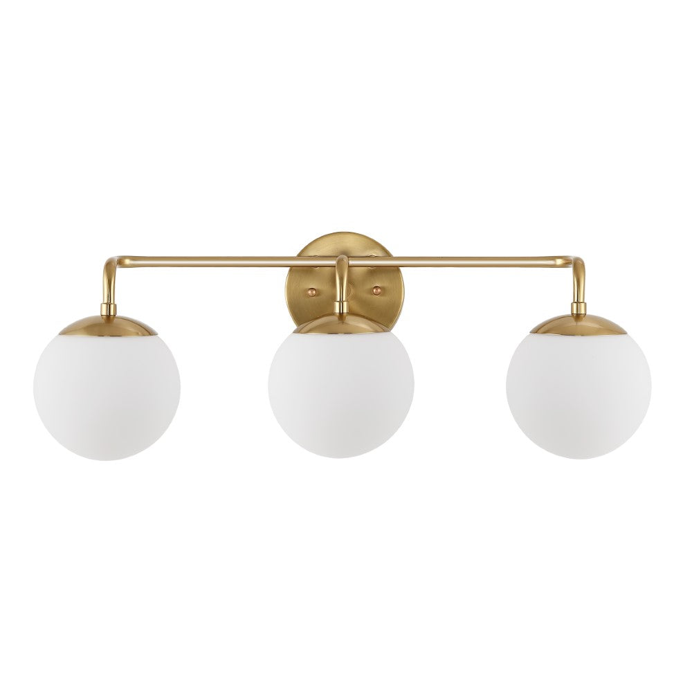 Zhouer Parisian Globe Metal/Frosted Glass Modern Contemporary LED Vanity