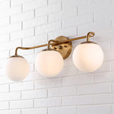 Zhouer Parisian Globe Metal/Frosted Glass Modern Contemporary LED Vanity