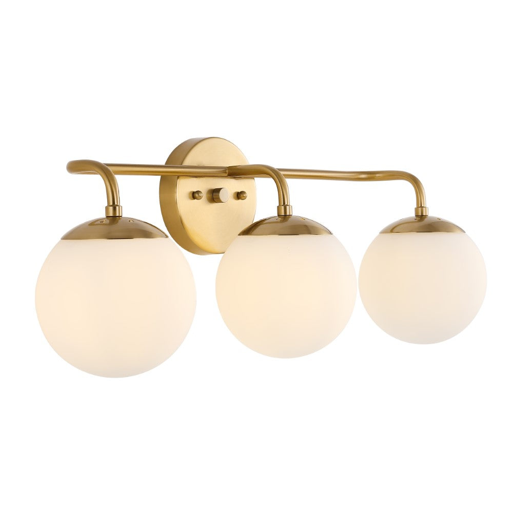 Zhouer Parisian Globe Metal/Frosted Glass Modern Contemporary LED Vanity