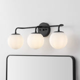 Zhouer Parisian Globe Metal/Frosted Glass Modern Contemporary LED Vanity