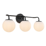 Zhouer Parisian Globe Metal/Frosted Glass Modern Contemporary LED Vanity