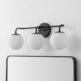 Zhouer Parisian Globe Metal/Frosted Glass Modern Contemporary LED Vanity