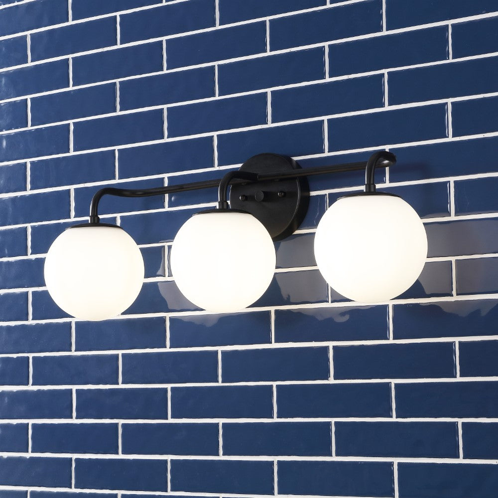 Zhouer Parisian Globe Metal/Frosted Glass Modern Contemporary LED Vanity
