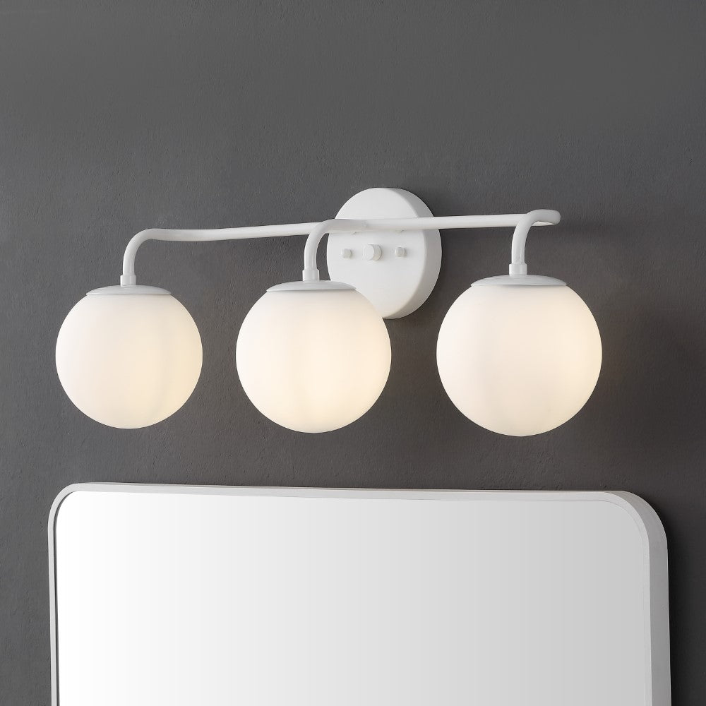 Zhouer Parisian Globe Metal/Frosted Glass Modern Contemporary LED Vanity