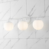 Zhouer Parisian Globe Metal/Frosted Glass Modern Contemporary LED Vanity