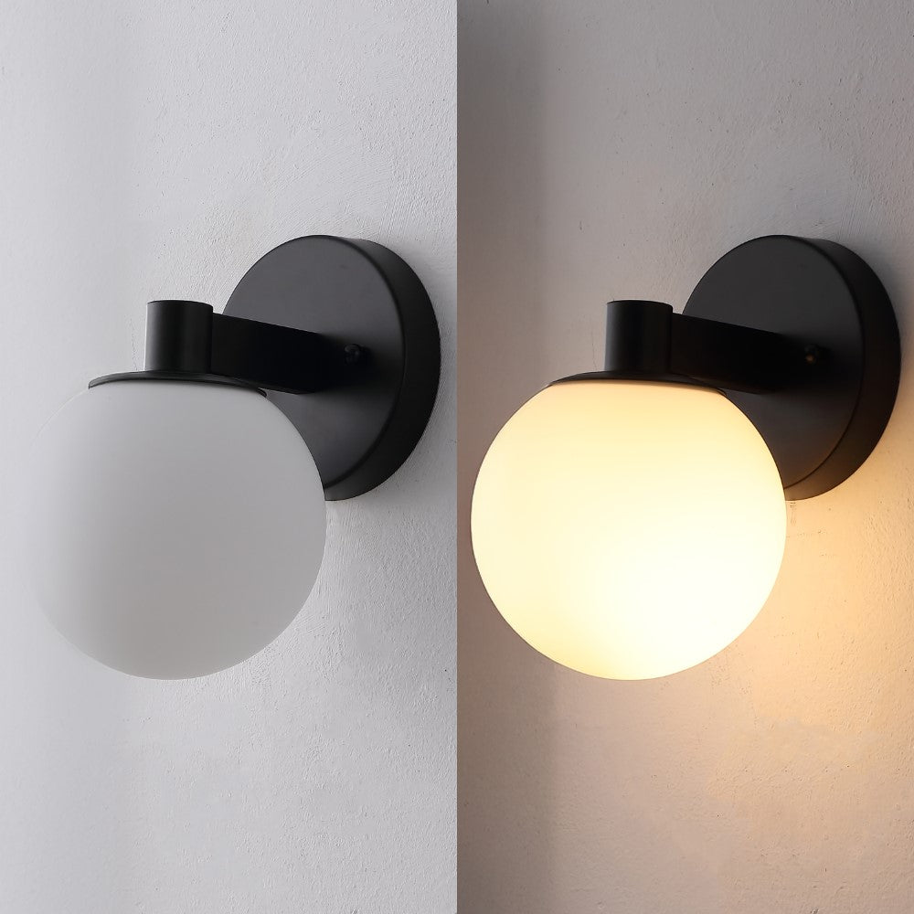 Uolfin Globe Metal/Frosted Glass Modern Contemporary LED Vanity