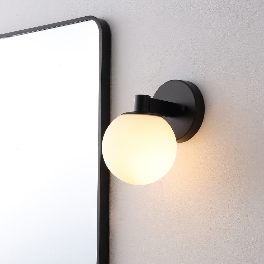 Uolfin Globe Metal/Frosted Glass Modern Contemporary LED Vanity