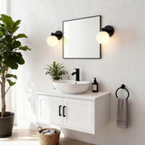 Uolfin Globe Metal/Frosted Glass Modern Contemporary LED Vanity