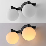 Uolfin Globe Metal/Frosted Glass Modern Contemporary LED Vanity