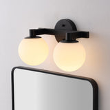 Uolfin Globe Metal/Frosted Glass Modern Contemporary LED Vanity