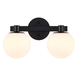 Uolfin Globe Metal/Frosted Glass Modern Contemporary LED Vanity