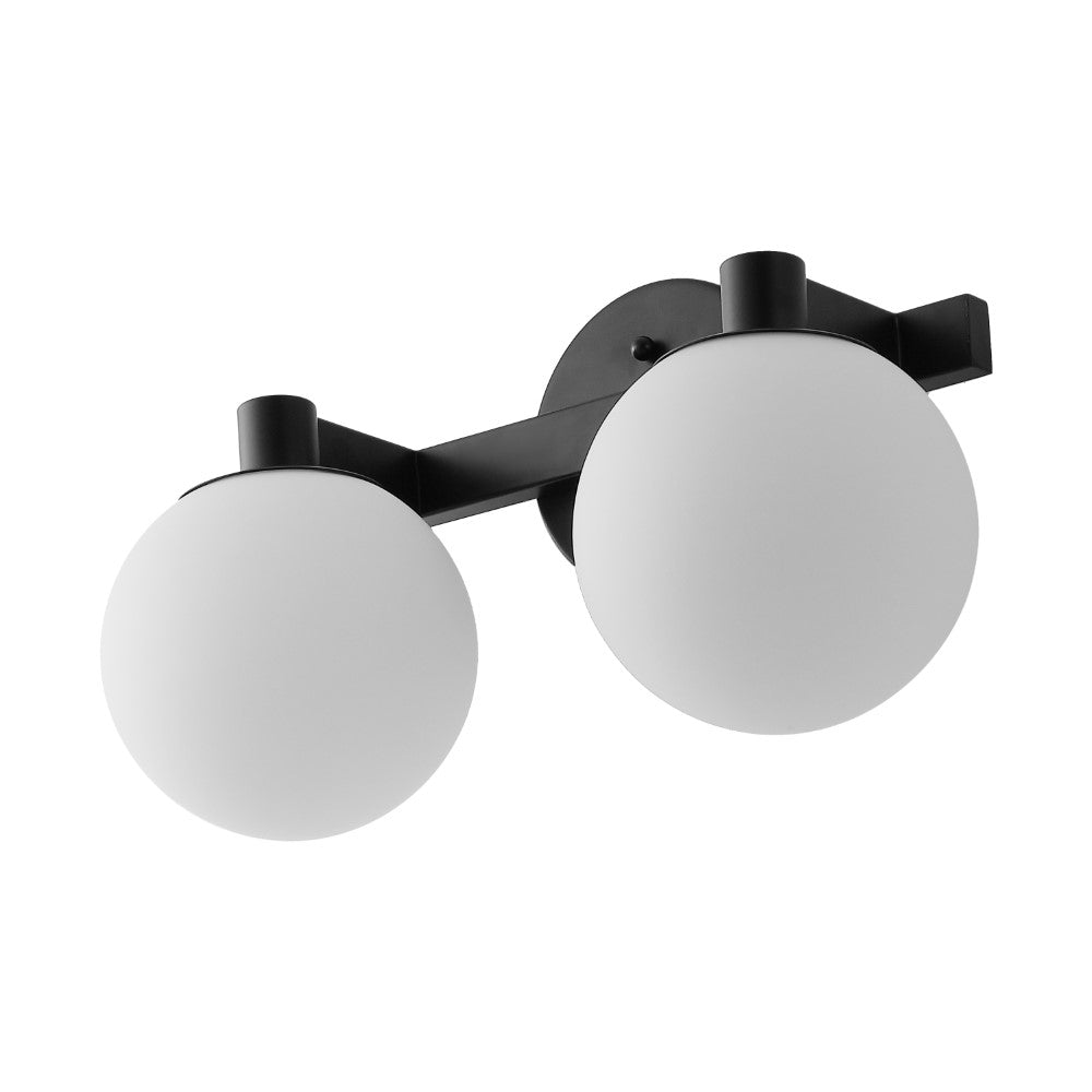 Uolfin Globe Metal/Frosted Glass Modern Contemporary LED Vanity