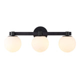 Uolfin Globe Metal/Frosted Glass Modern Contemporary LED Vanity