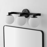 Uolfin Globe Metal/Frosted Glass Modern Contemporary LED Vanity