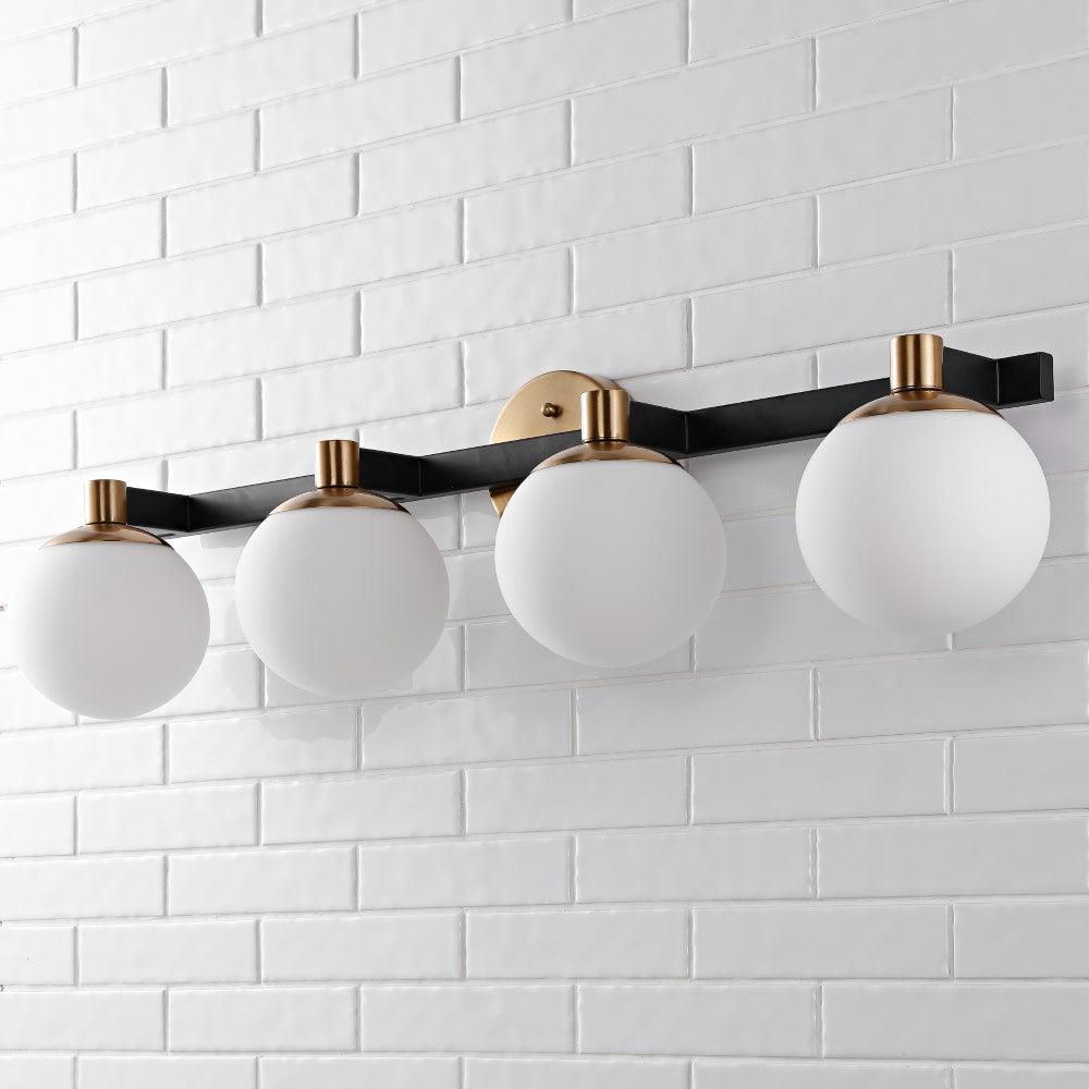 Uolfin Globe Metal/Frosted Glass Modern Contemporary LED Vanity