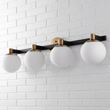 Uolfin Globe Metal/Frosted Glass Modern Contemporary LED Vanity