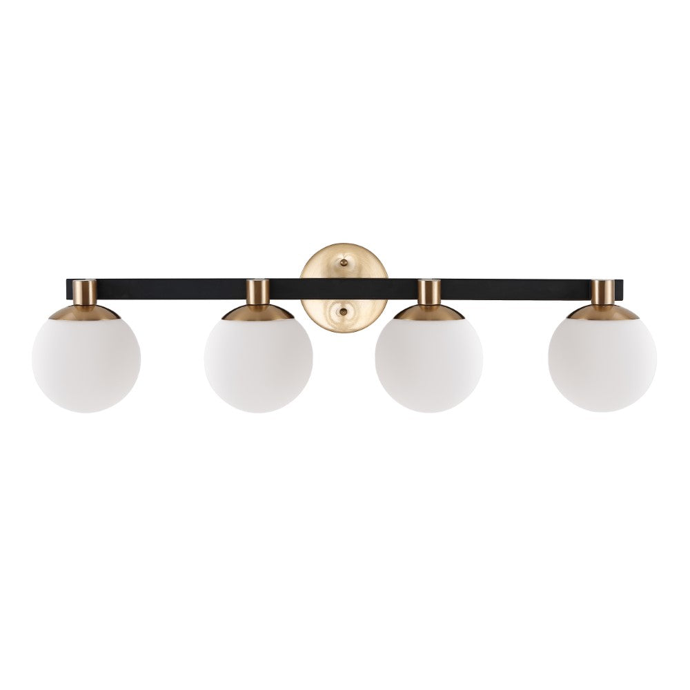 Uolfin Globe Metal/Frosted Glass Modern Contemporary LED Vanity