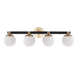 Uolfin Globe Metal/Frosted Glass Modern Contemporary LED Vanity