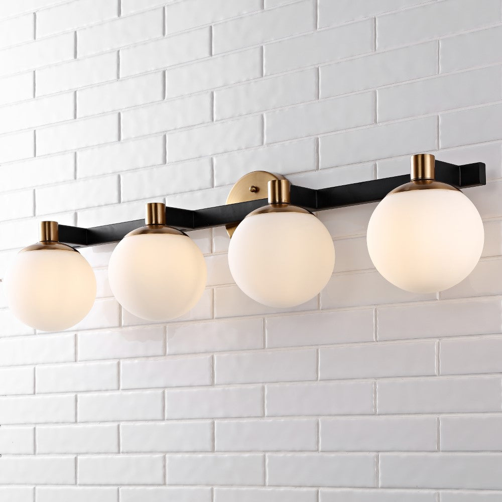 Uolfin Globe Metal/Frosted Glass Modern Contemporary LED Vanity