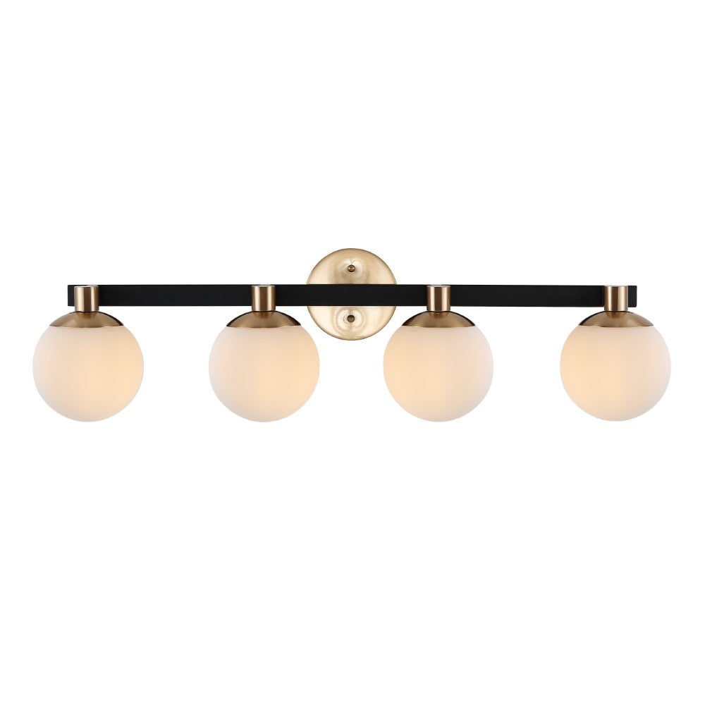 Uolfin Globe Metal/Frosted Glass Modern Contemporary LED Vanity