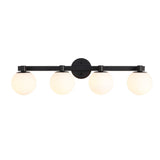 Uolfin Globe Metal/Frosted Glass Modern Contemporary LED Vanity