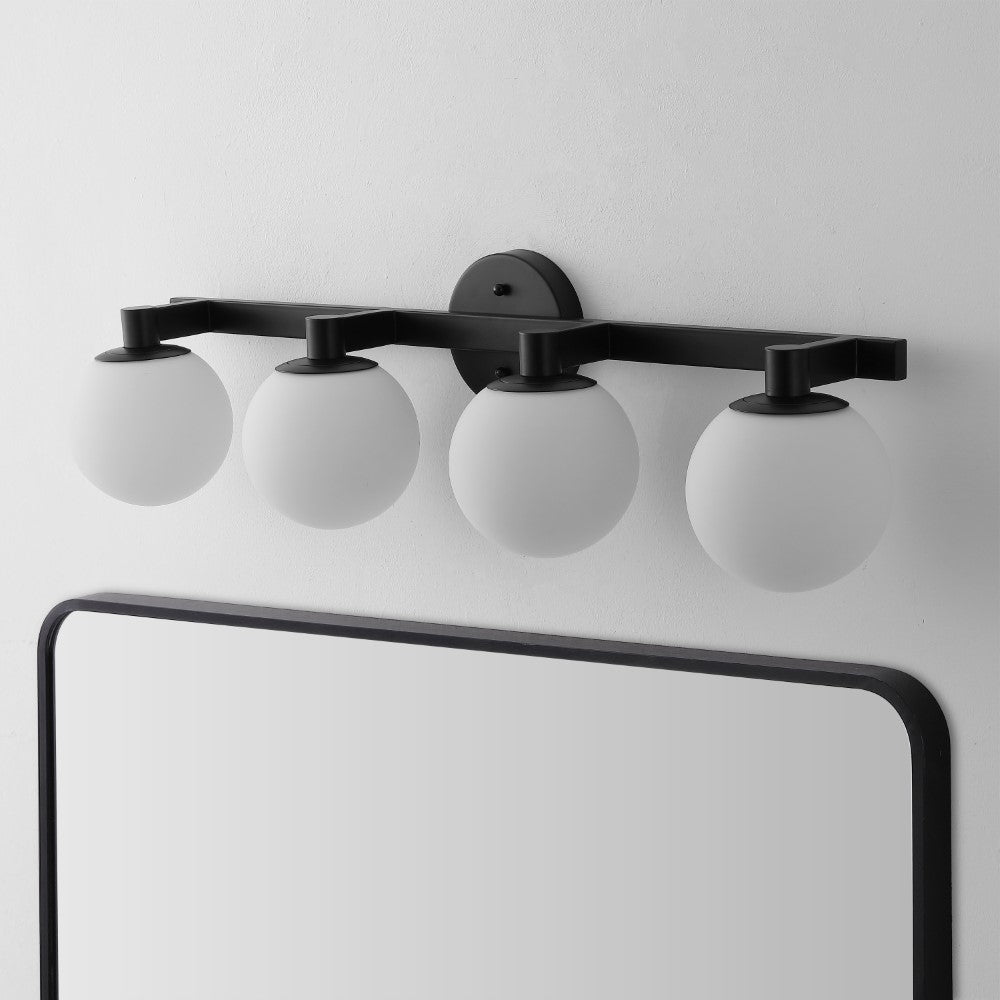 Uolfin Globe Metal/Frosted Glass Modern Contemporary LED Vanity