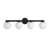 Uolfin Globe Metal/Frosted Glass Modern Contemporary LED Vanity