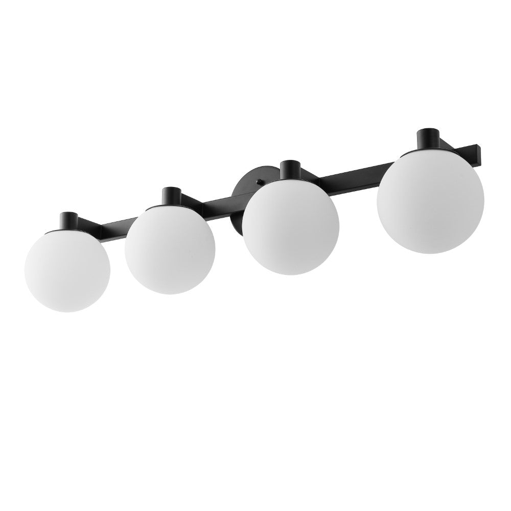 Uolfin Globe Metal/Frosted Glass Modern Contemporary LED Vanity