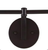Simon Vintage Metal/Glass Industrial Rustic LED Vanity